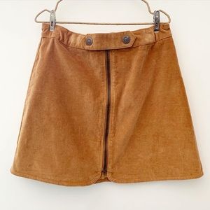 Zara Girls Velvet skirt